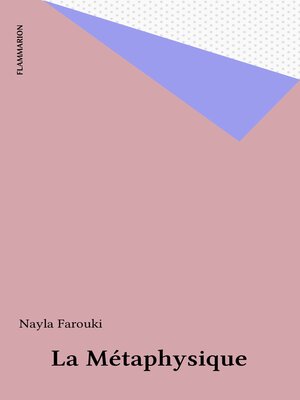 cover image of La Métaphysique